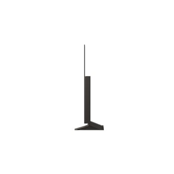 Boczny widok na LG OLED evo AI C5 4K Smart TV.