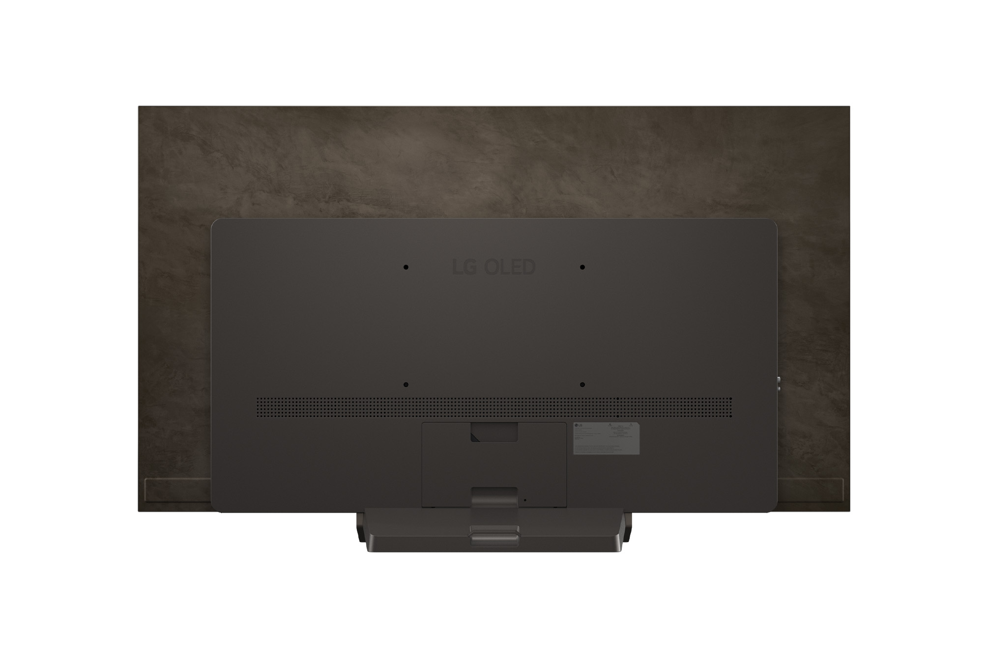 Tylni widok na LG OLED evo AI C5 4K Smart TV.