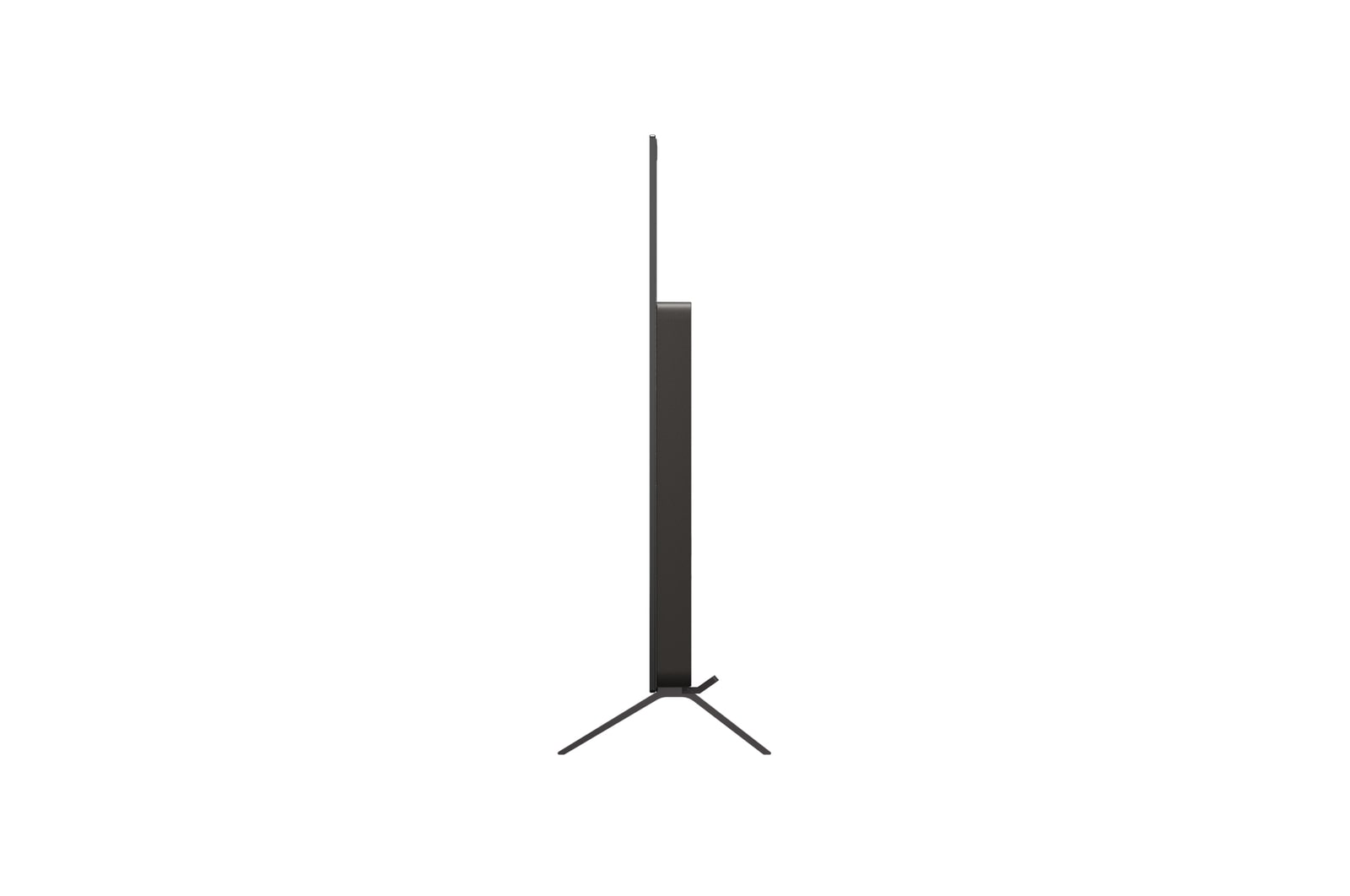 Widok z boku na LG OLED AI B5 4K Smart TV.