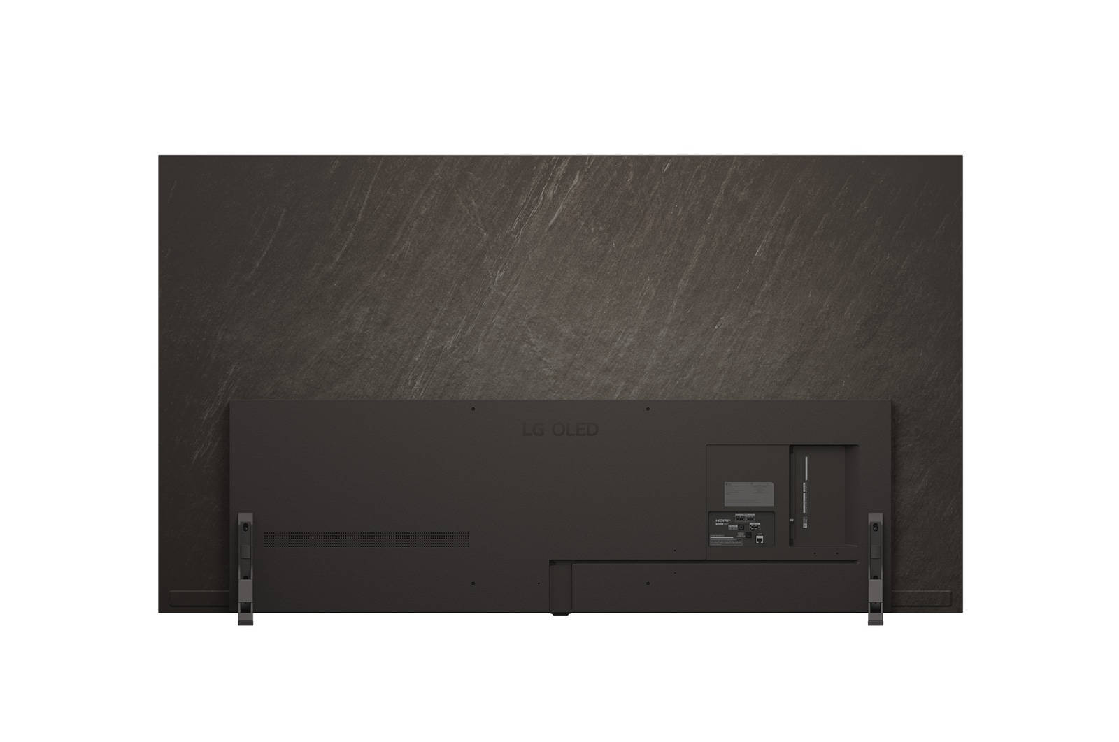 Widok z tyłu na LG OLED AI B5 4K Smart TV.