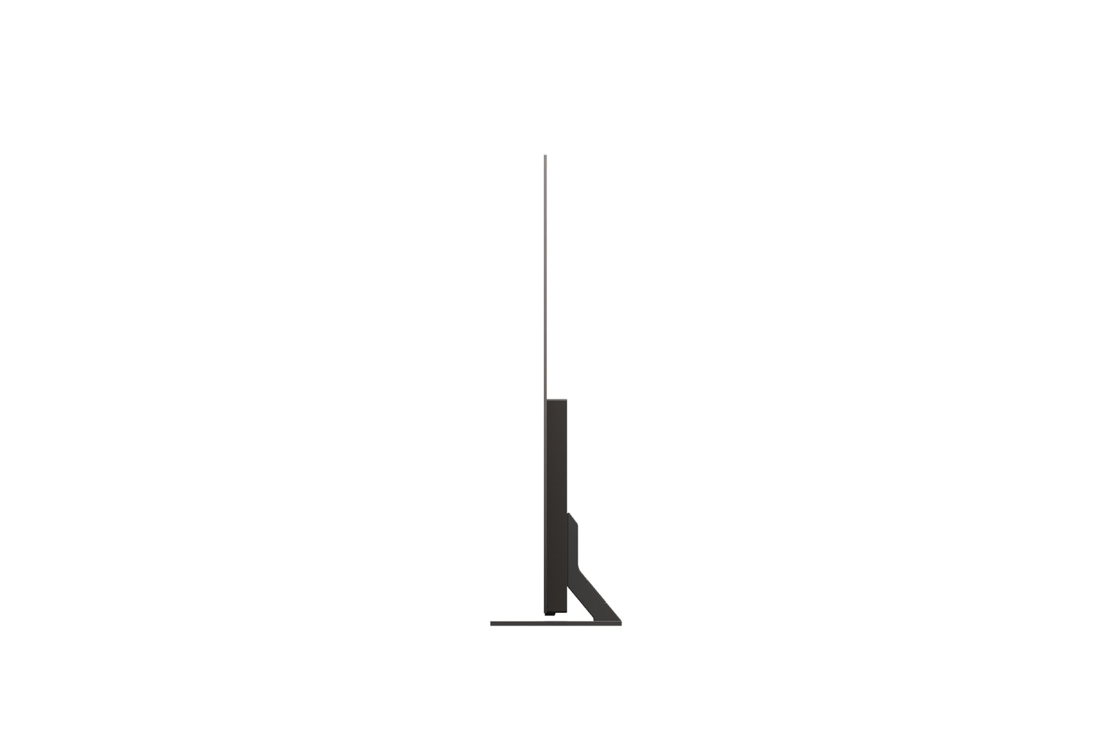 Widok z boku na LG OLED AI B5 4K Smart TV.