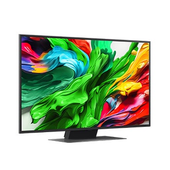Widok z tyłu na telewizor LG QNED evo QNED85