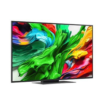 Widok z tyłu na telewizor LG QNED evo QNED85