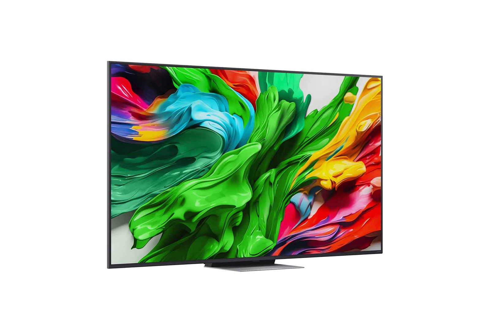 Widok z tyłu na telewizor LG QNED evo QNED85