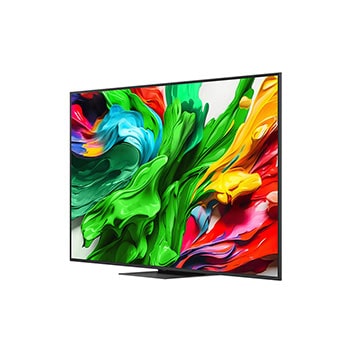 Widok z lewej strony na telewizor LG QNED evo QNED85 
