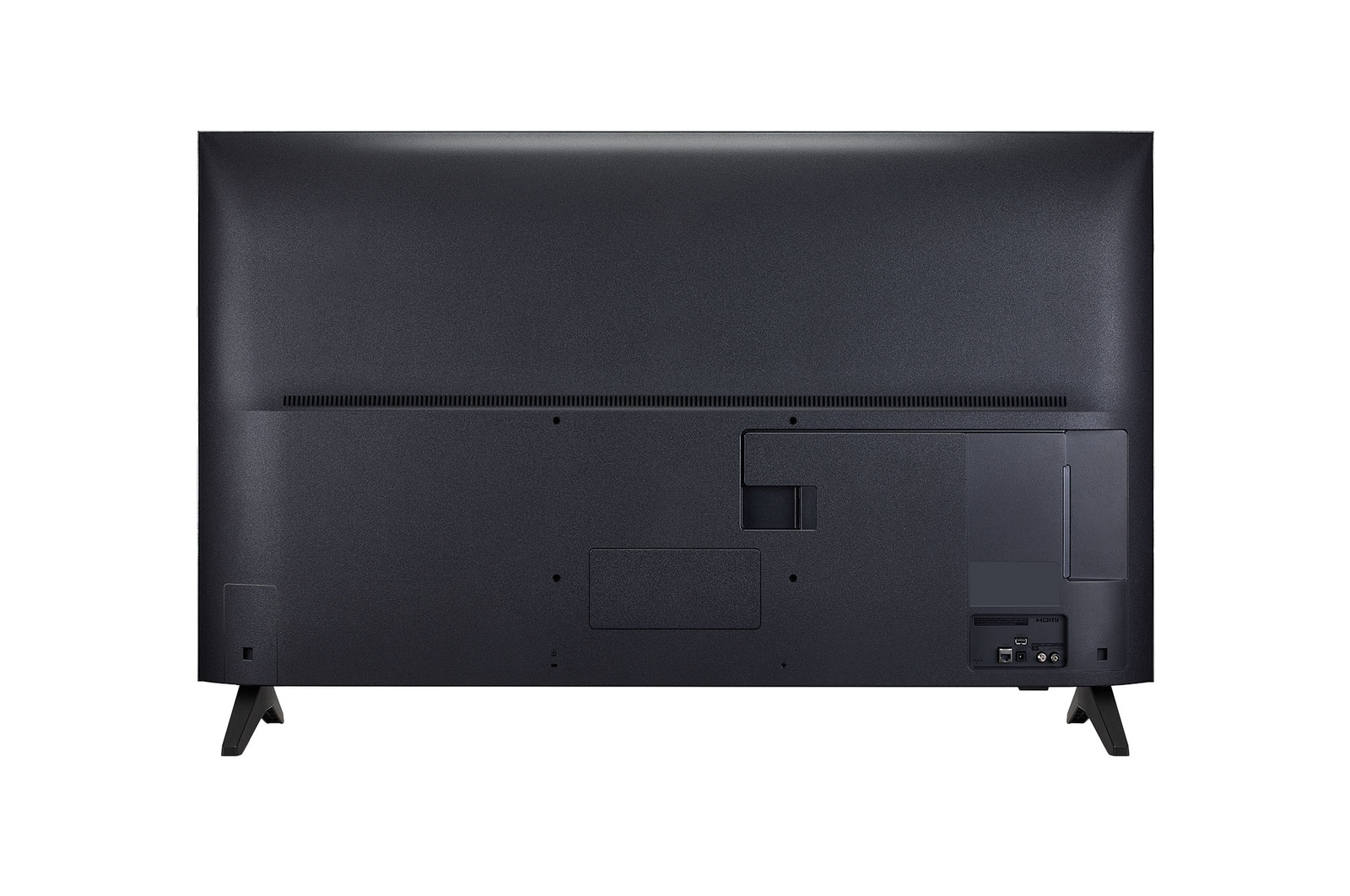 Rear view of LG QNED70 TV