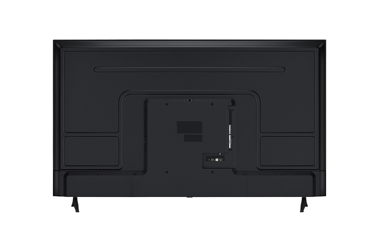 Widok z tyłu na LG UHD UA73 TV.