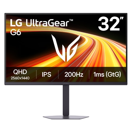 32-calowy monitor gamingowy UltraGear™ G6, QHD 200 Hz - 32G620B-B