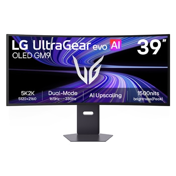 Front view of 39" UltraGear evo GX9 – RGB Tandem OLED 5K2K 39GX950B-B