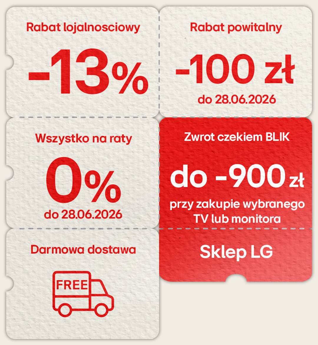 Zalety kupowania w oficjalnym Sklepie LG