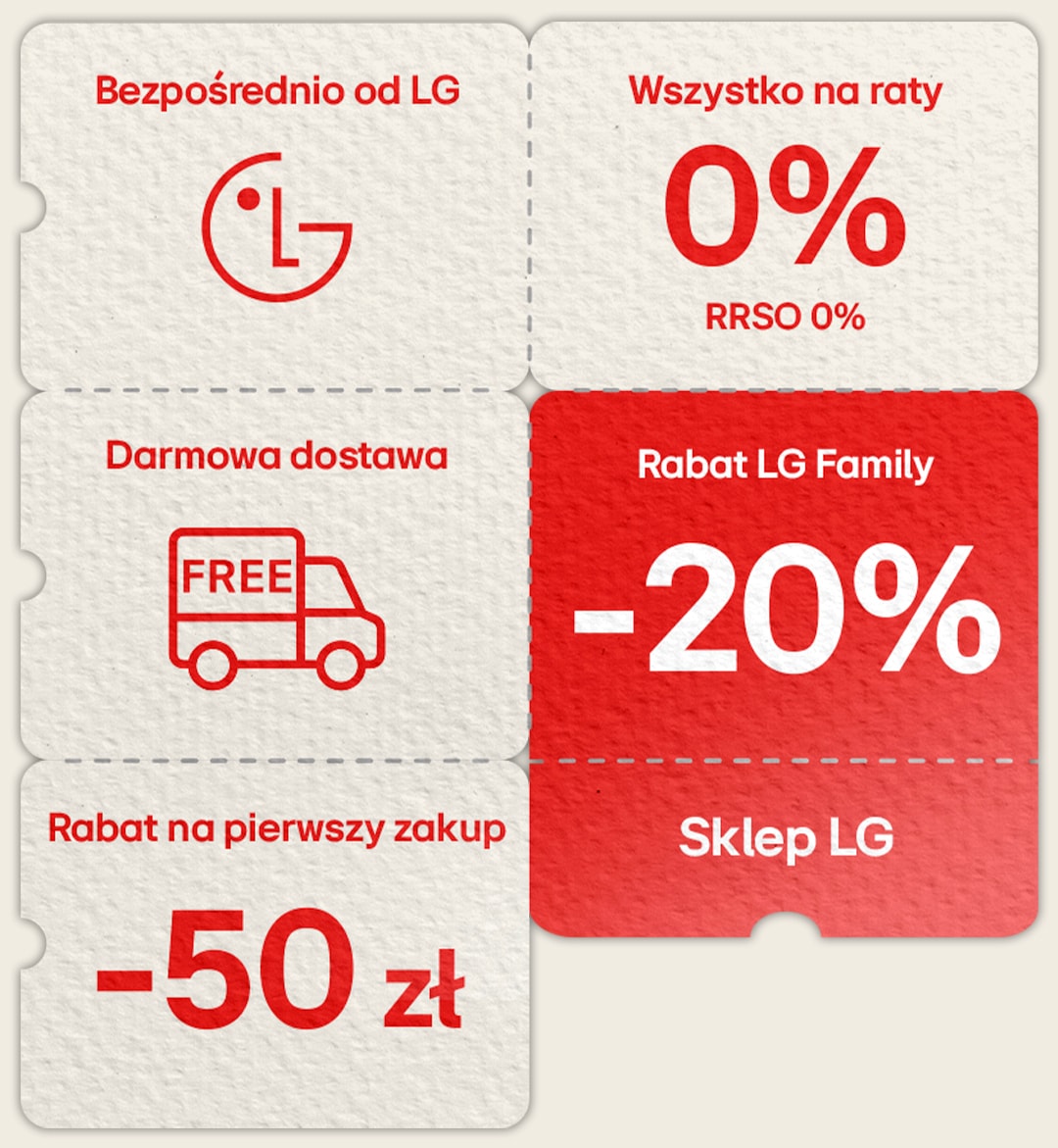 Zalety kupowania w oficjalnym Sklepie LG
