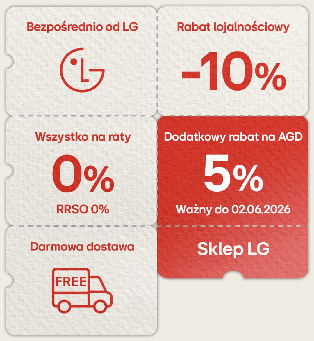 Zalety kupowania w oficjalnym Sklepie LG