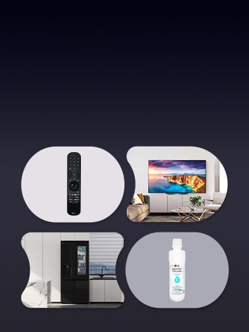 Picture of the LG Products and genuine accessories.