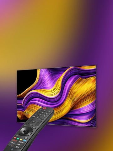 This is a picture of the LG TV and its accessory.