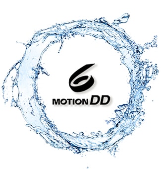 W centrum transmisji strumieniowej znajduje się logo 6 Motion DD