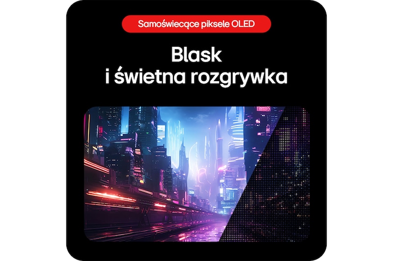 Monitor Gamingowy LG UltraGear 34GS95QE zapewnia blask i wspaniałe wrażenia z gry dzięki technologii LG OLED z MLA+.