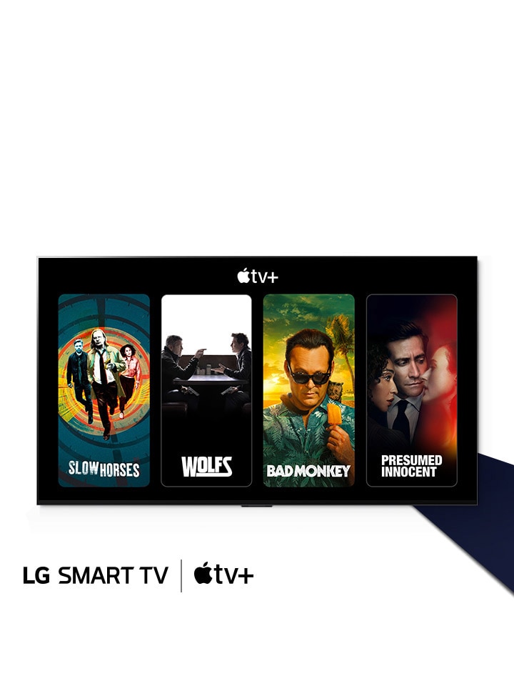 Obraz tytułów w Apple TV na LG TV