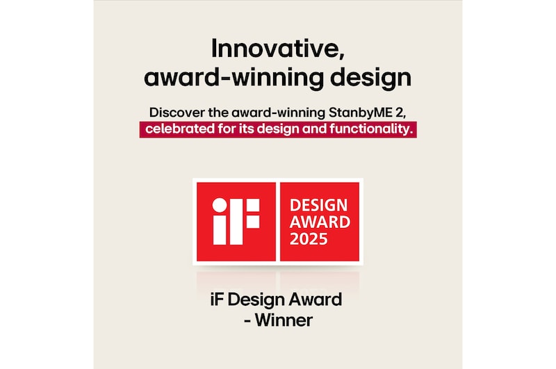 Logo nagrody iF Design Award 2025. Zdobywca nagrody za wzornictwo.
