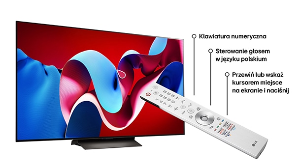 Widok z góry na stół, na którym leżą notatniki oraz pilot.