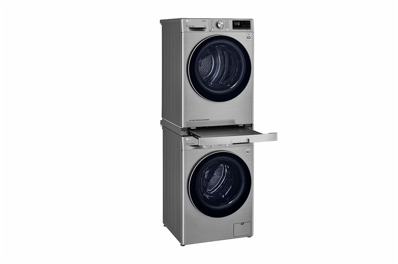 LG Srebrny łącznik pralki z suszarką, z wysuwaną półką - AGF80301001, AGF80301001