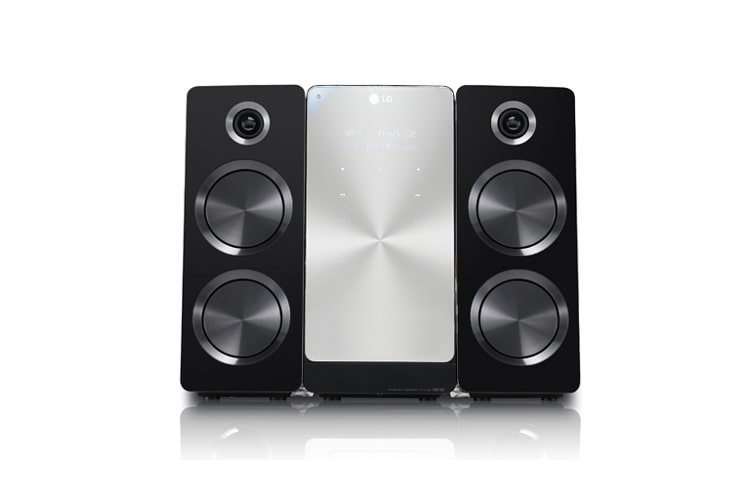 System audio LG F166 FA166 - widok z przodu