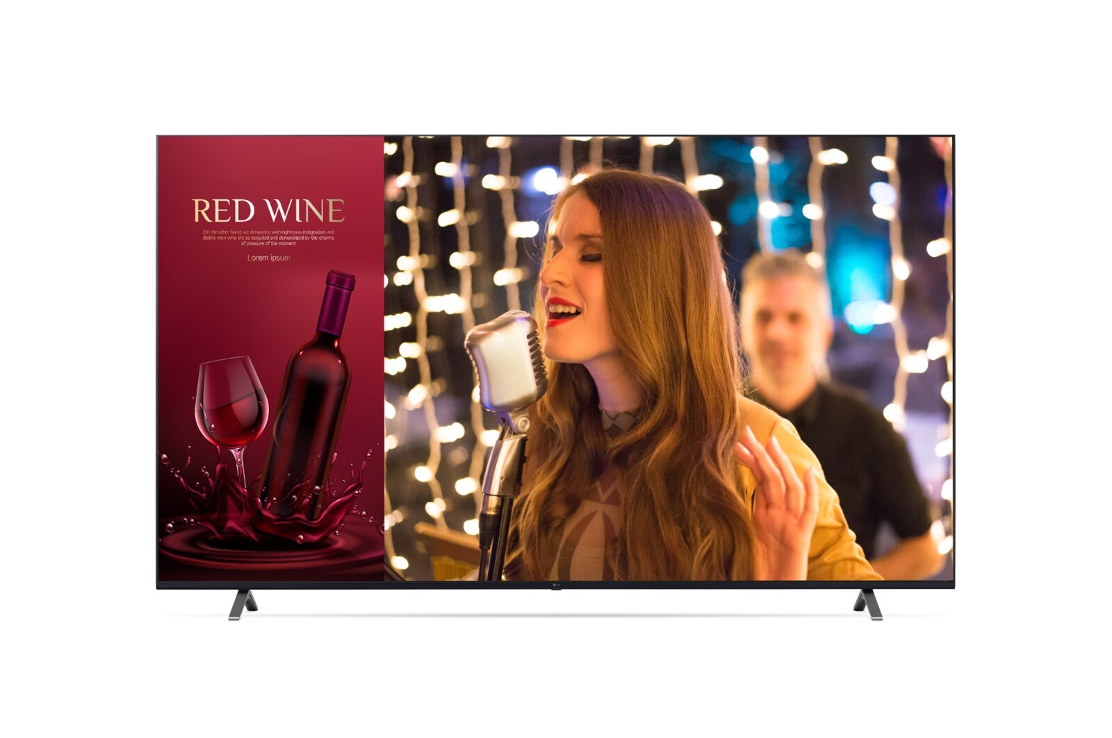 UHD TV Signage 75UR640S0ZD - widok z przodu