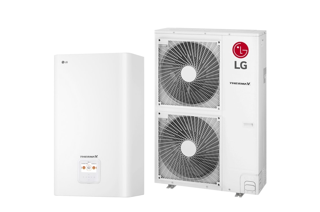 LG Pompa ciepła Split R410A Hydro Box, 3Ø, 12 kW, HN1636M NK5 + HU123MA U33