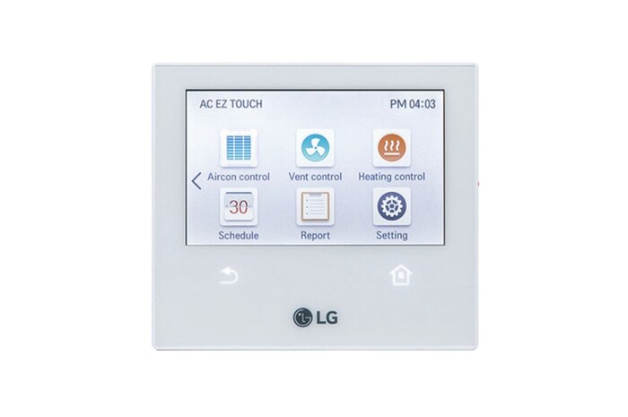 LG Sterownik centralny, AC EZ Touch, AC Ez. Touch, typ dotykowy, Sterowanie maks. 64 jednostkami IDU, PACEZA000