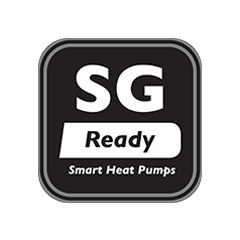 Grafika ze znakiem certyfikacji SG Ready