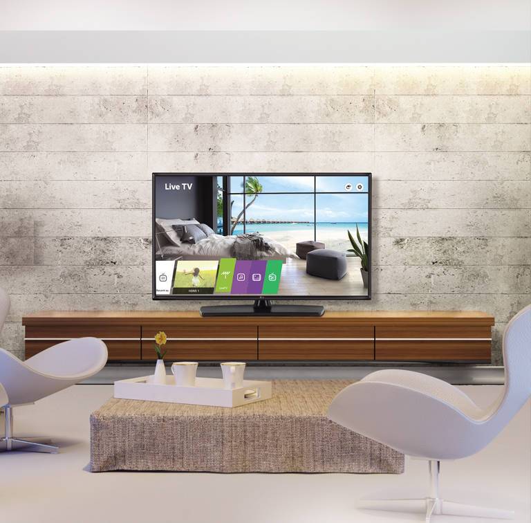 Podstawowy model TV komercyjnego ze stojakiem 1
