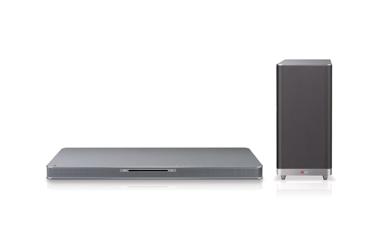 LG Panel dźwiękowy 4.1, 320 W, 3D, odtwarzacz Blu-ray i bezprzewodowy subwoofer, LAB540