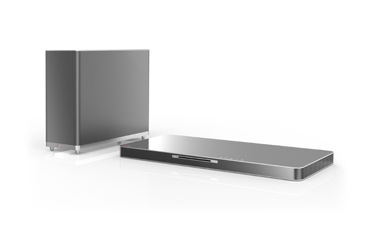 Panel dźwiękowy 4.1, 320 W, 3D, odtwarzacz Blu-ray i bezprzewodowy subwoofer LAB540 - widok z przodu