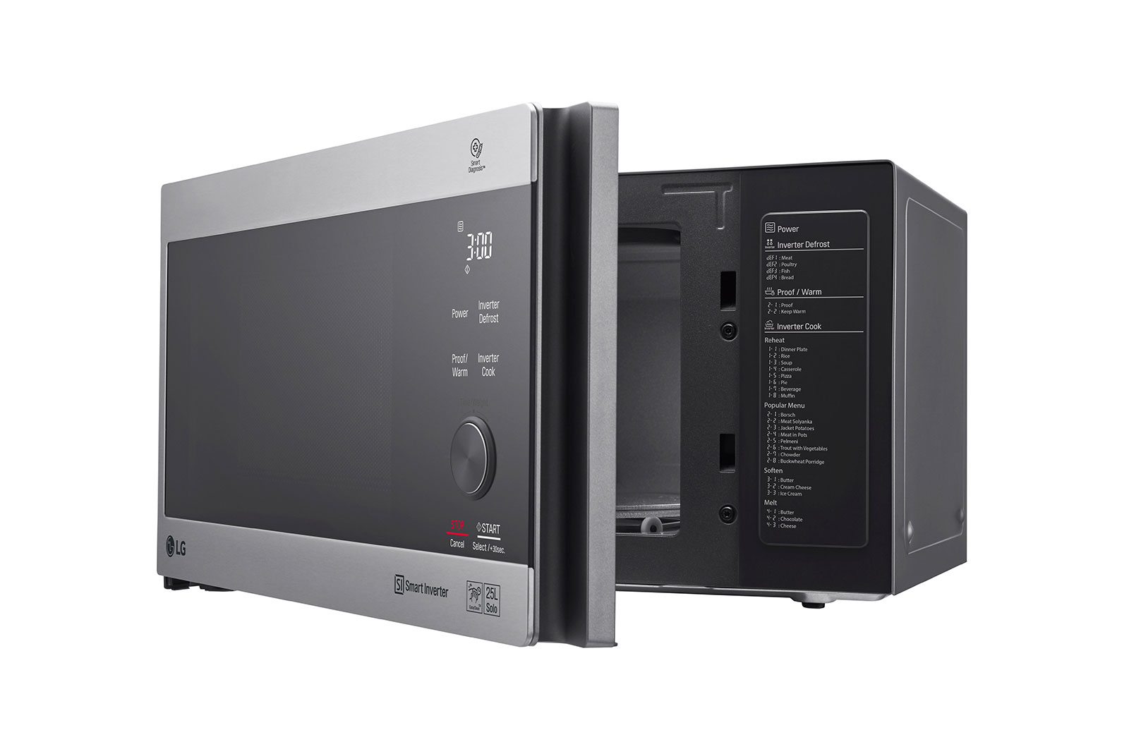 LG Kuchenka mikrofalowa LG NeoChef™ inwerter MH6565CPS, MH6565CPS