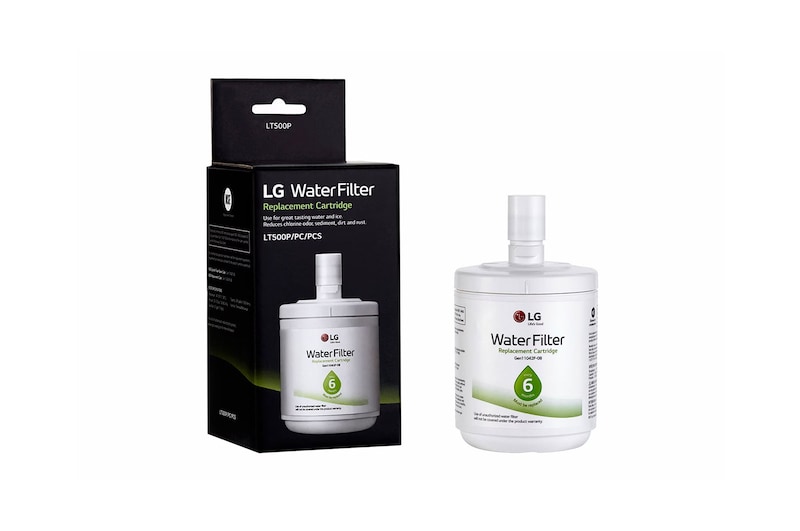 LG Wymienny filtr wody do lodówki LG na 6 miesięcy / 1890 litrów - ADQ72910911 (LT500P), ADQ72910911