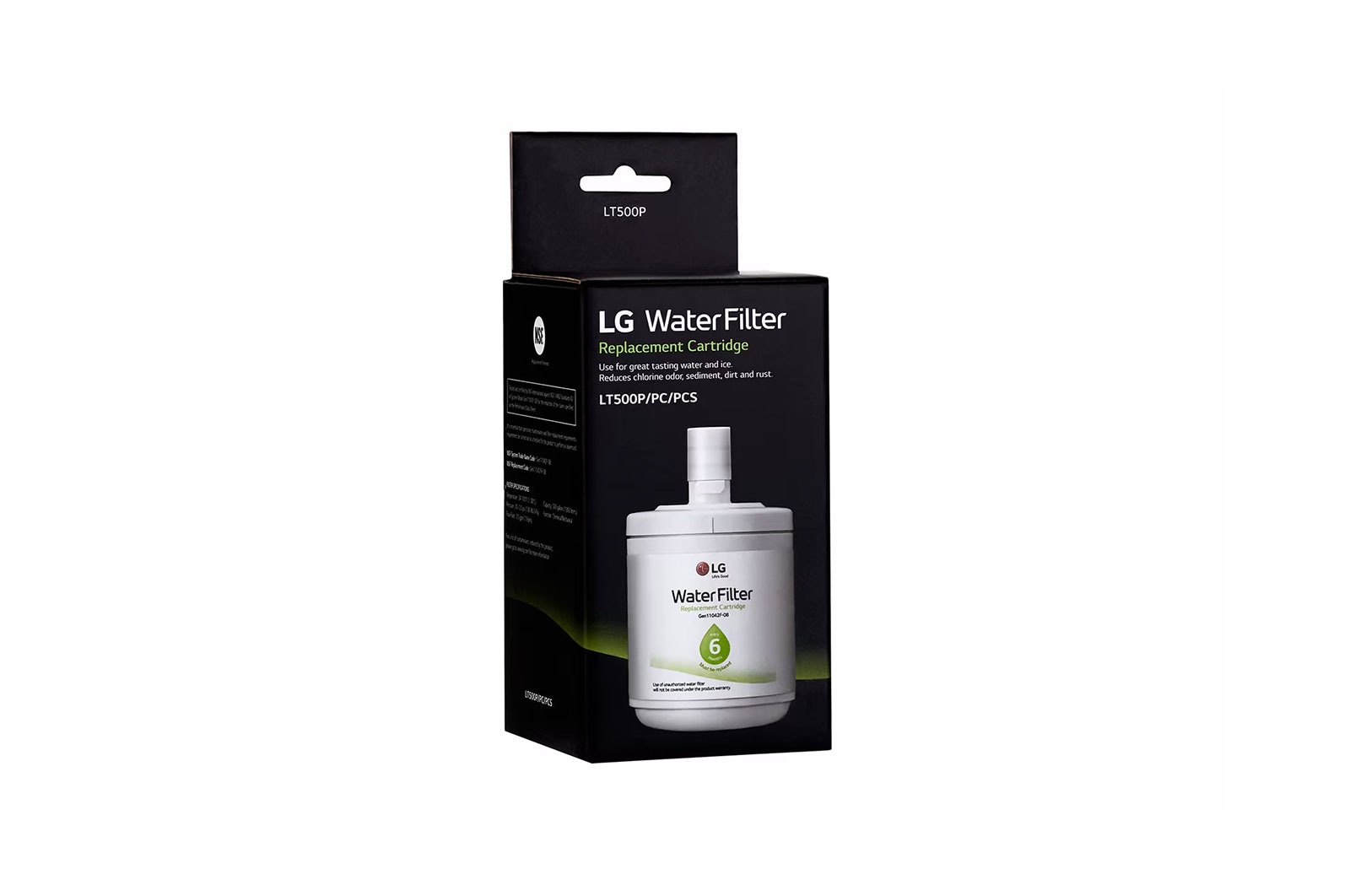 LG Wymienny filtr wody do lodówki LG na 6 miesięcy / 1890 litrów - ADQ72910911 (LT500P), ADQ72910911