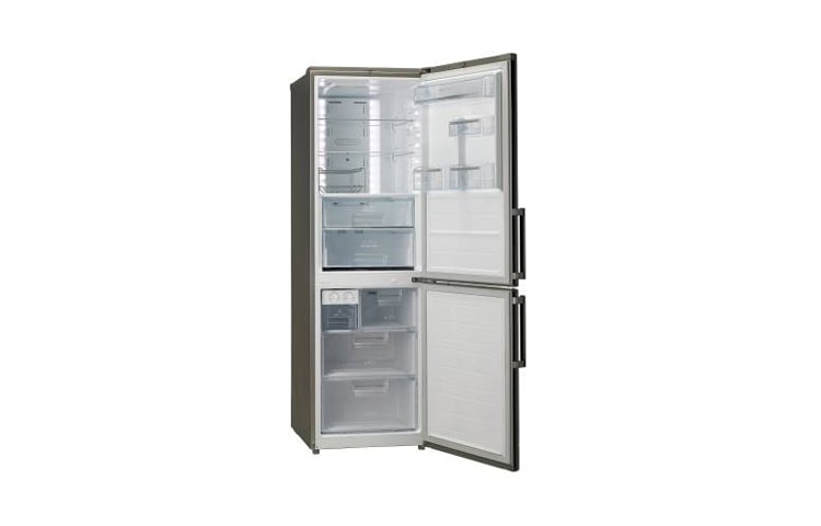 LG 185cm | 343L | A++ | Total no Frost | Kompresor liniowy | Ochrona wilgotności | Bioshield | Łatwe otwieranie | Kostkarka twistowa | Oświetlenie Tower LED, GB7138A2XZ