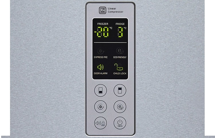 LG 201cm | 343L | Total no Frost | Oświetlenie LED, GBB530NSQFE