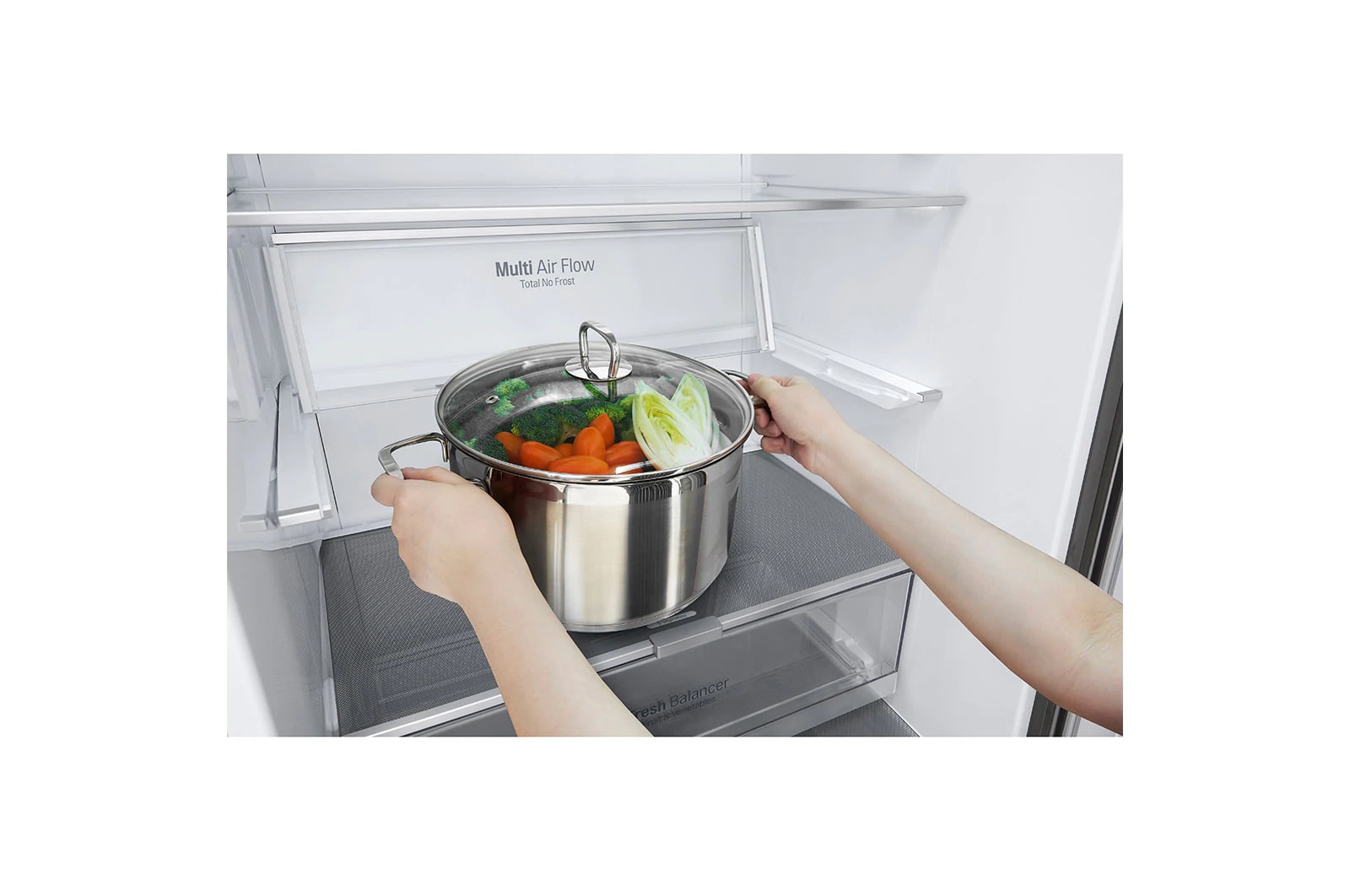 LG  Lodówko-zamrażarka LG Universe 1,85m ThinQ GBB569MCAMB, GBB569MCAMB