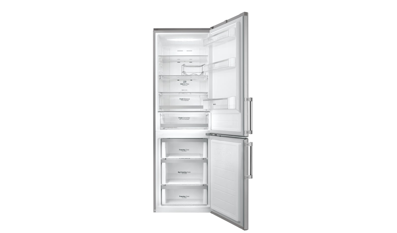 LG Lodówko-zamrażarka LG V+ 1,9m GBB59PZFFB, GBB59PZFFB