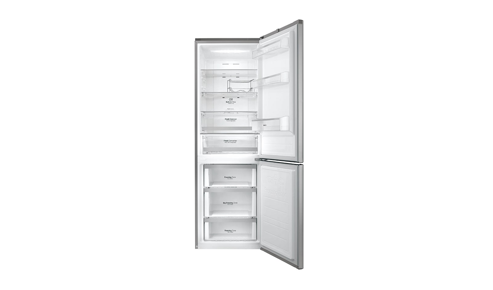 LG Lodówko-zamrażarka LG V+ 1,9m GBB59PZFZS, GBB59PZFZS