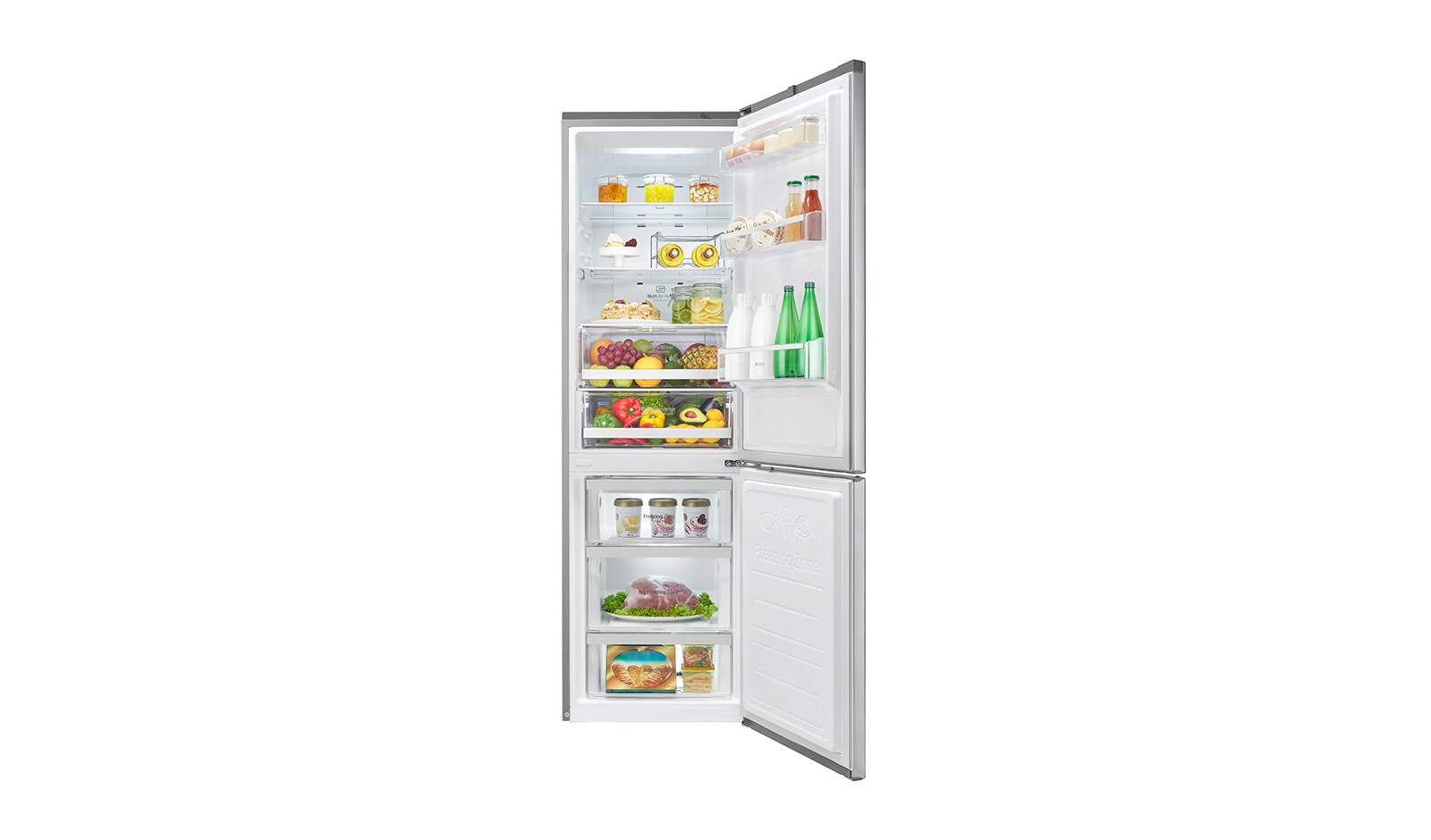 LG Lodówko-zamrażarka LG V+ 1,9m GBB59PZFZS, GBB59PZFZS