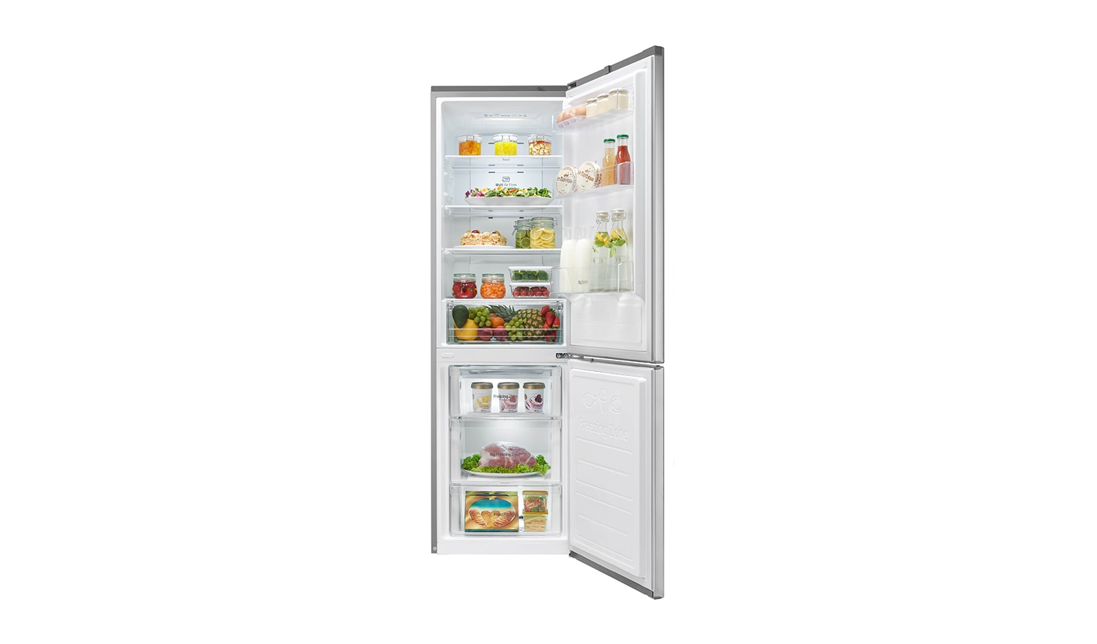 LG Lodówka LG Combi klasy Premium, GBB59PZRVS
