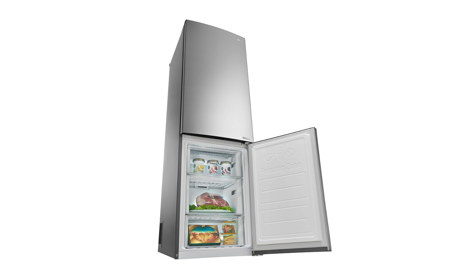 LG Lodówka LG Combi klasy Premium, GBB59PZRVS