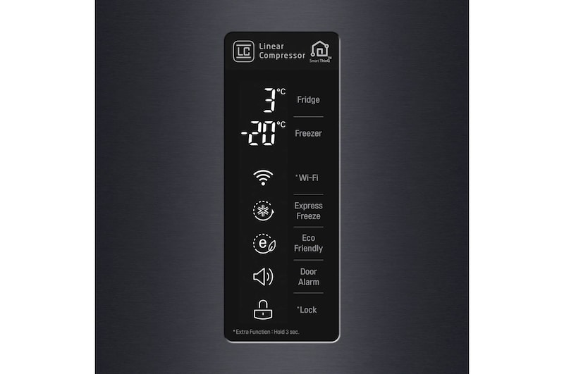 LG Lodówko-zamrażarka LG V+ 2,0m GBB60MCFFS, GBB60MCFFS