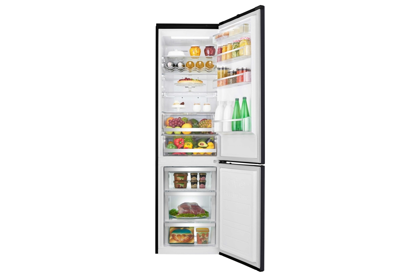 LG Lodówko-zamrażarka LG V+ 2,0m GBB60MCFFS, GBB60MCFFS