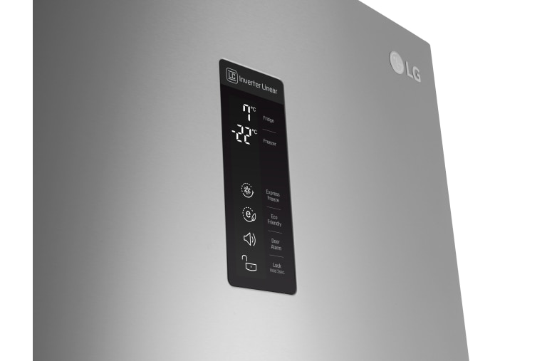 LG Lodówko-zamrażarka LG V+ 2,01m GBB60NSFFB, GBB60NSFFB