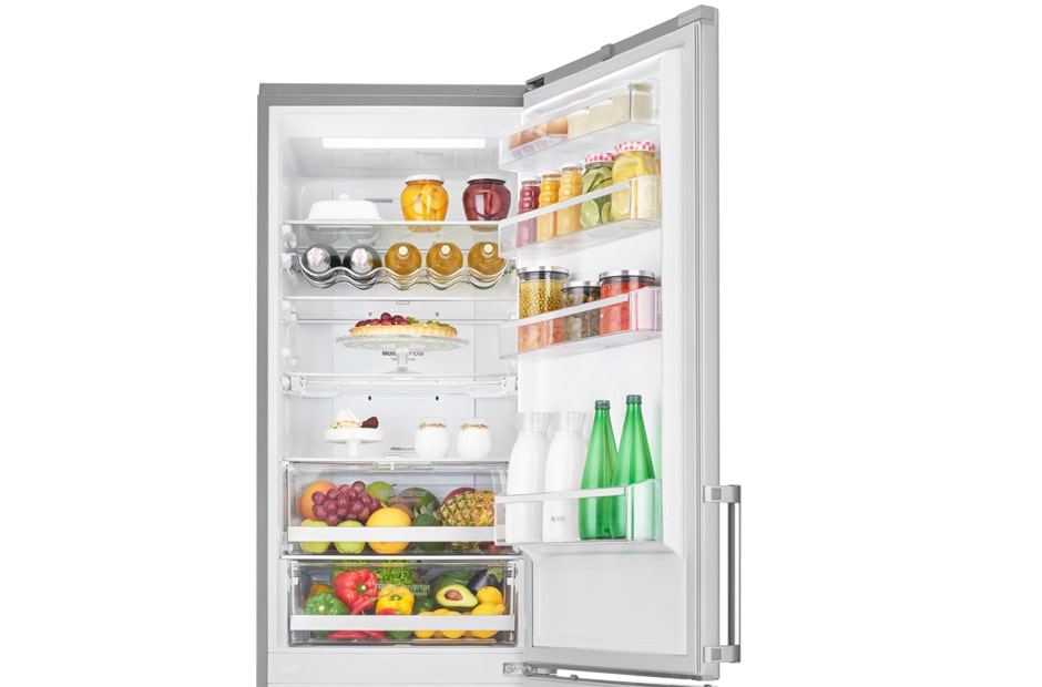 LG Lodówko-zamrażarka LG V+ 2,01m GBB60NSFZB, GBB60NSFZB