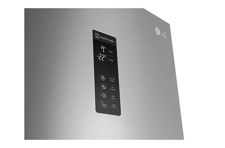 LG Lodówko-zamrażarka LG V+ 2,01m GBB60NSFZB, GBB60NSFZB
