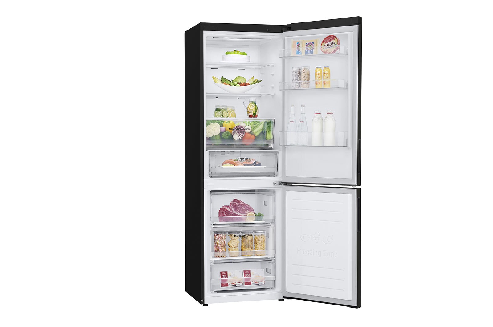 LG Lodówko-zamrażarka LG V+ 1,86m ThinQ GBB61BLHEC, GBB61BLHEC