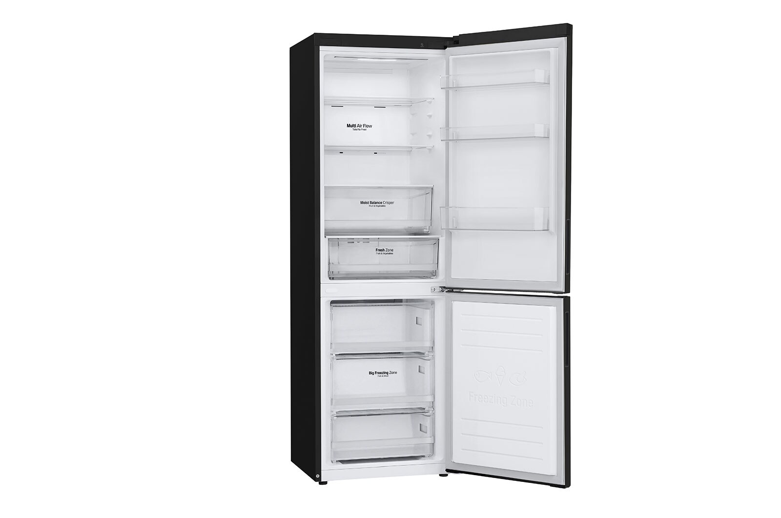LG Lodówko-zamrażarka LG V+ 1,86m ThinQ GBB61BLHEC, GBB61BLHEC